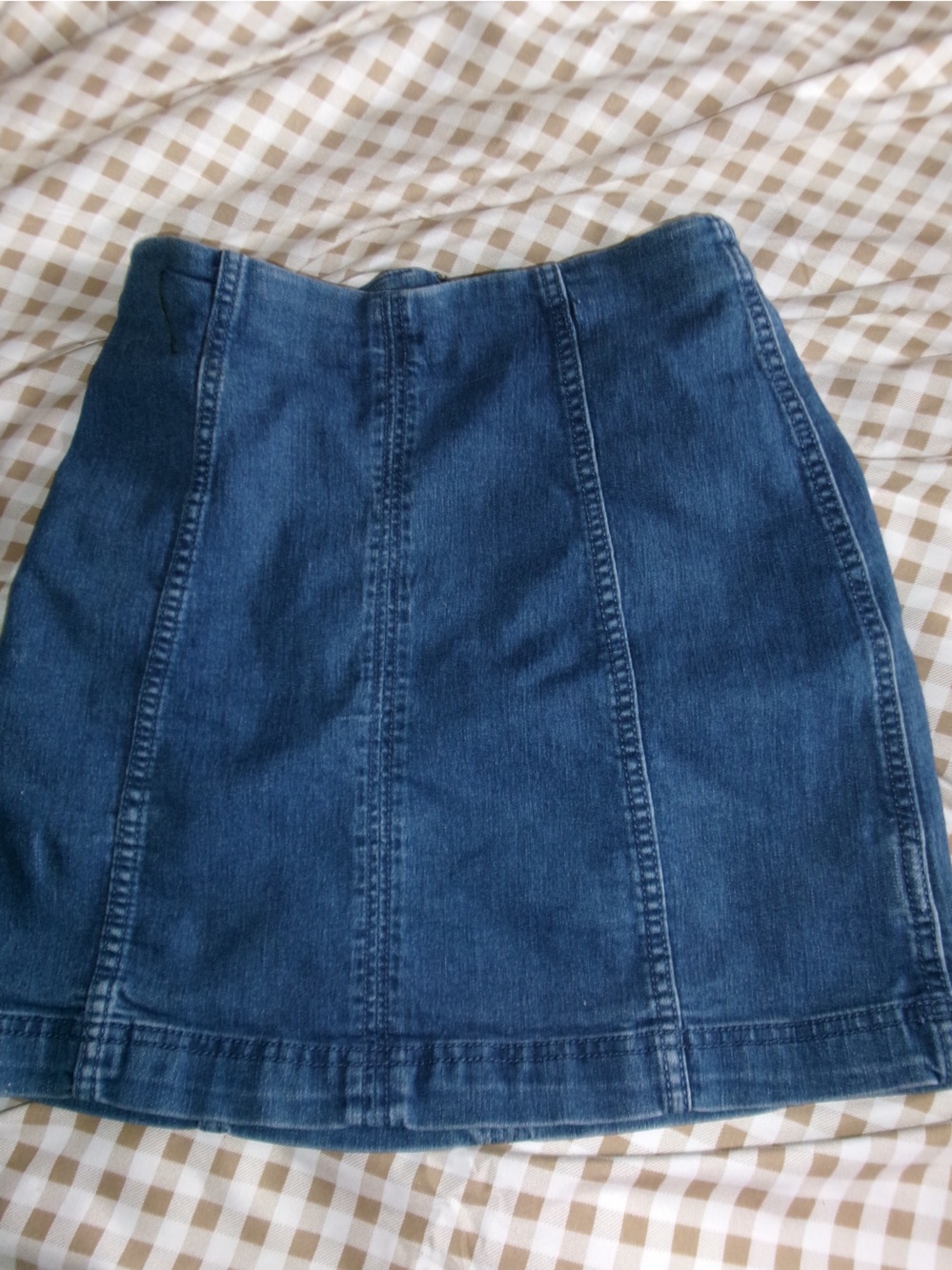 Free People Dark Blue Straight-Leg Jeans